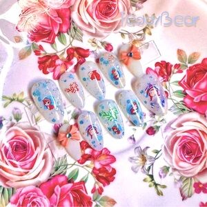 🐟 Story of Ponyo 🐟 ฅ՞•ﻌ•՞ฅ PressOn Nails